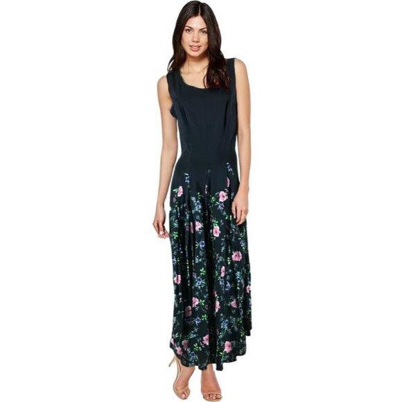 KAKTUS Floral Cotton Maxi Tank Dress Size SMALL - Picture 2 of 8